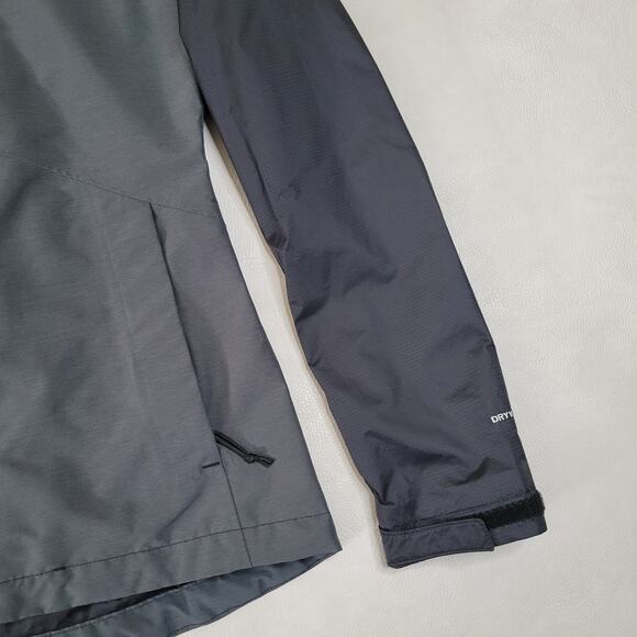 The North Face DryVent Black Gray Hooded Zip-Up Wind Rain Jacket Women's XS - Picture 2 of 11